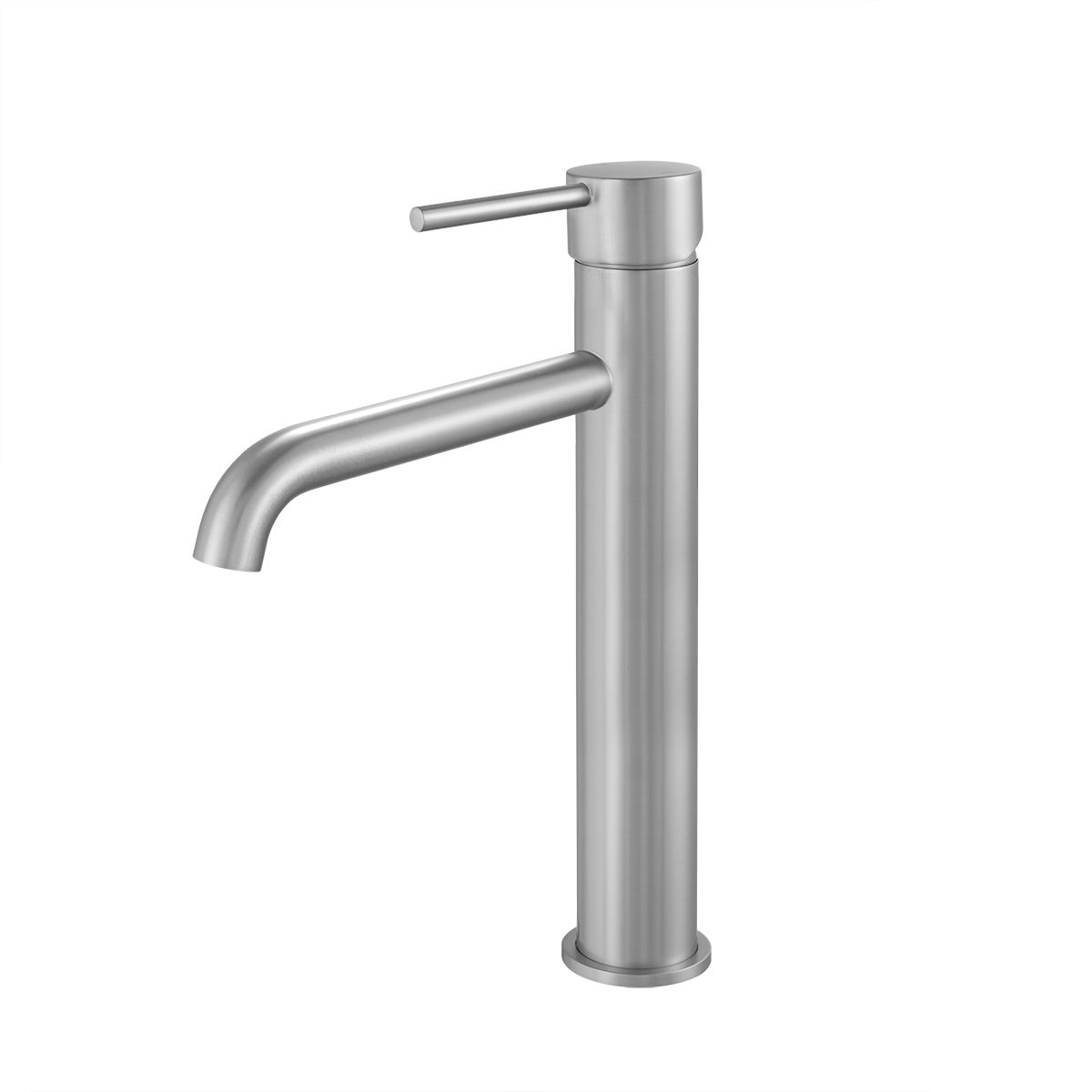 BU0151.BM LUCID PIN Brushed Nickel Nickel Round Counter-mounted Tall Basin Mixer