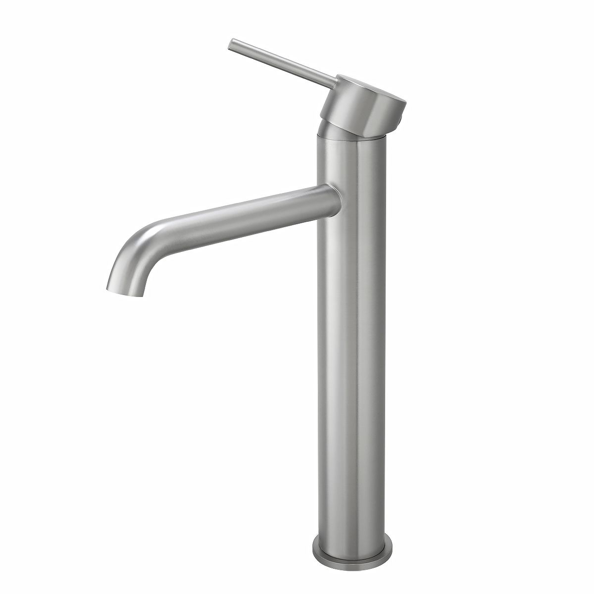 BU0151.BM LUCID PIN Brushed Nickel Nickel Round Counter-mounted Tall Basin Mixer