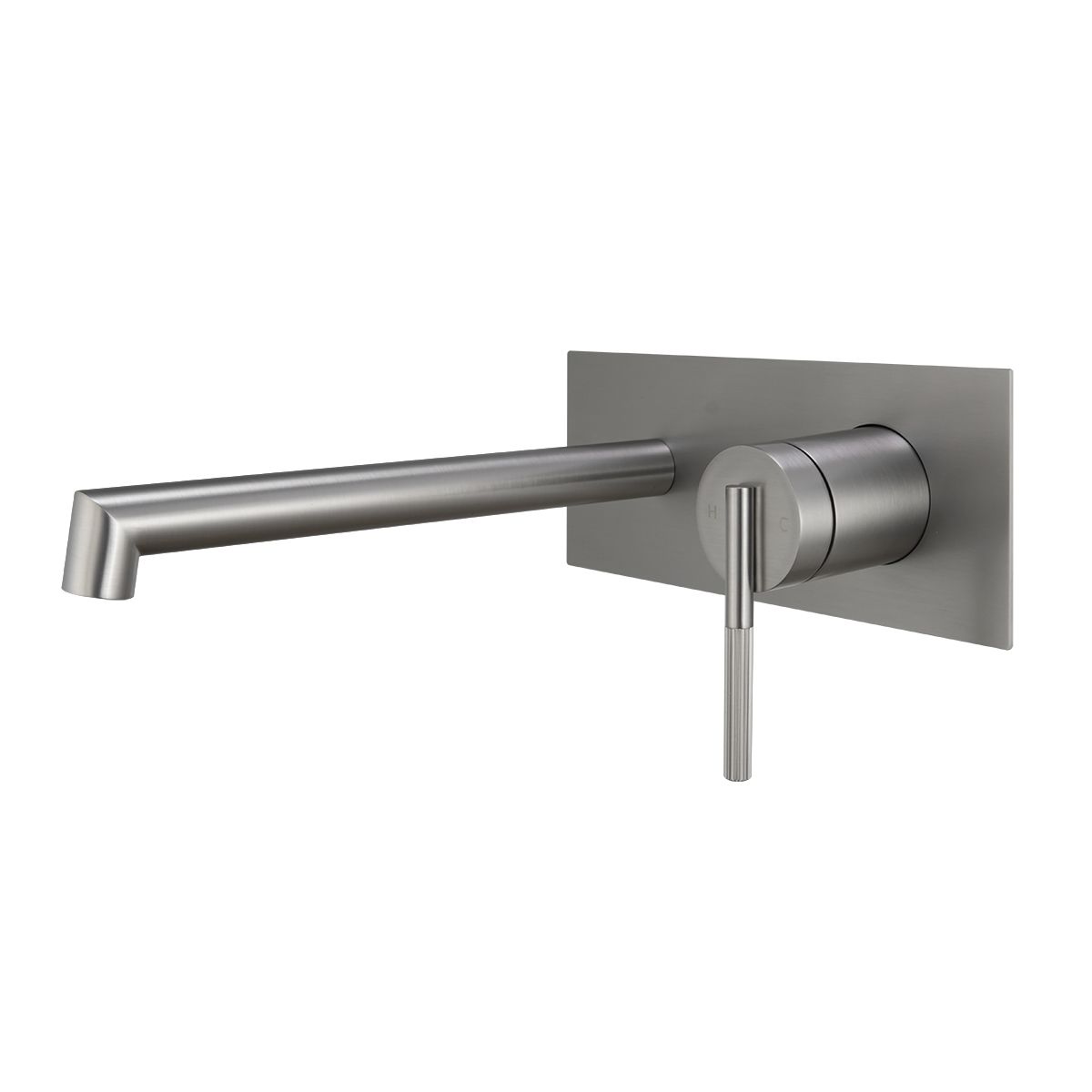 BU0243.BM CADDENCE Brushed Nickel Nickel Round Wall Mounted Wall Mixer