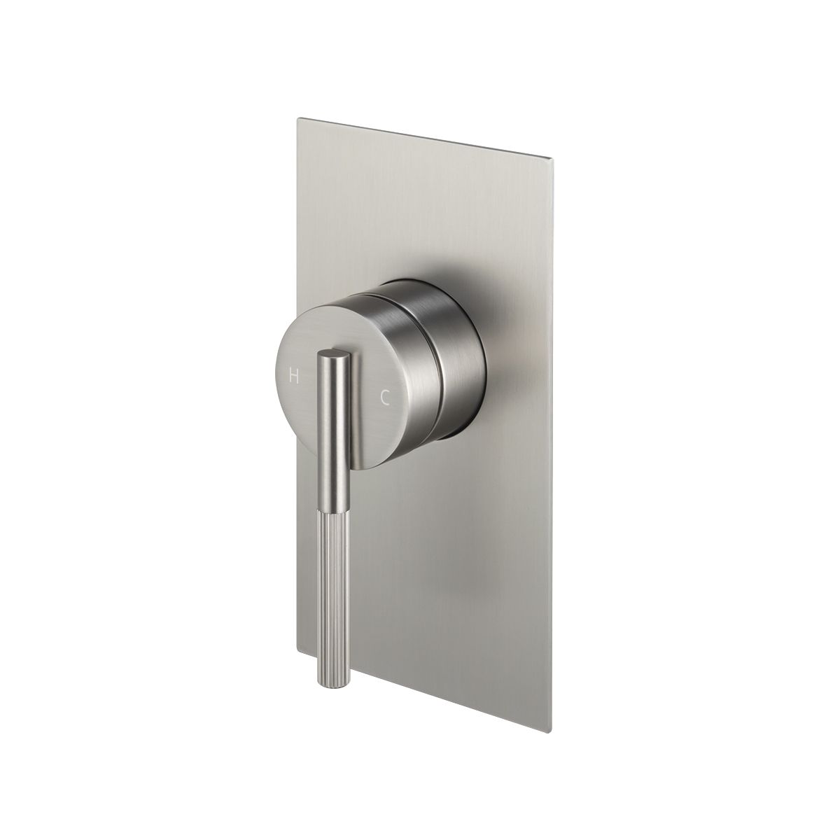 BU0245.ST CADDENCE Brushed Nickel Nickel Square Wall Mounted Wall Mixer