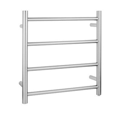 BU04.R.HTR Brushed Nickel Round Towel Rack