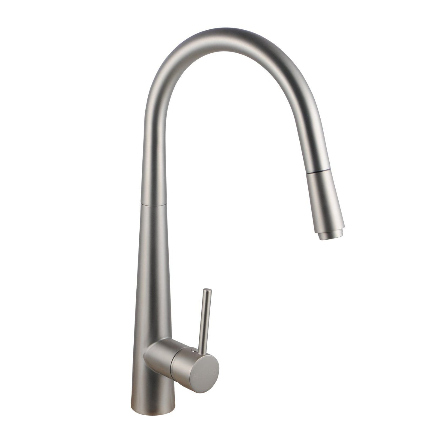 BU1021.KM Brushed Nickel Nickel Round Above Counter Kitchen Mixer