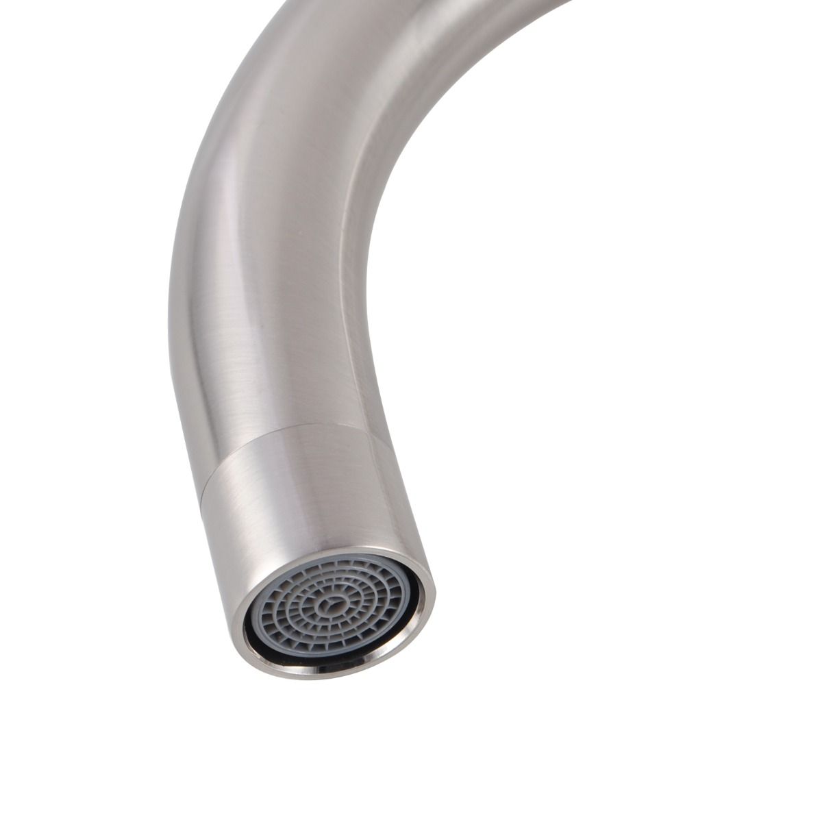 BU1026.KM Brushed Nickel Nickel Round Kitchen Mixer