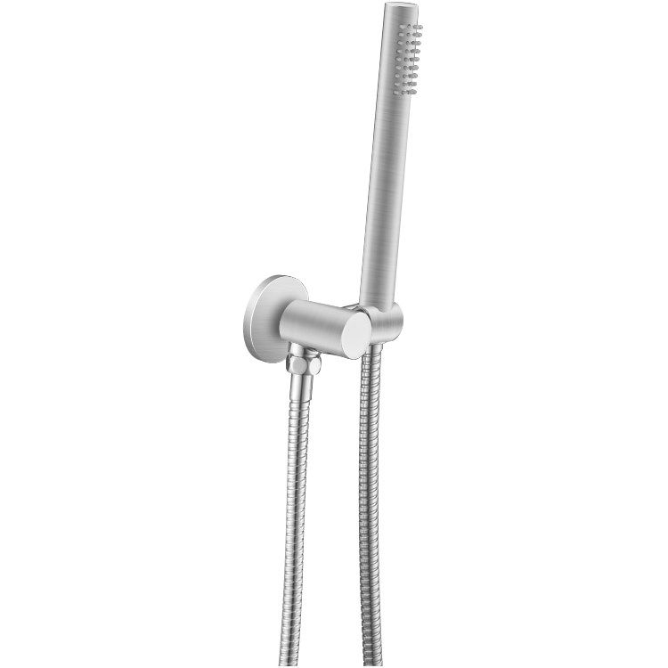 BU2131.SH Brushed Nickel Nickel Round Wall Mounted Shower Rail