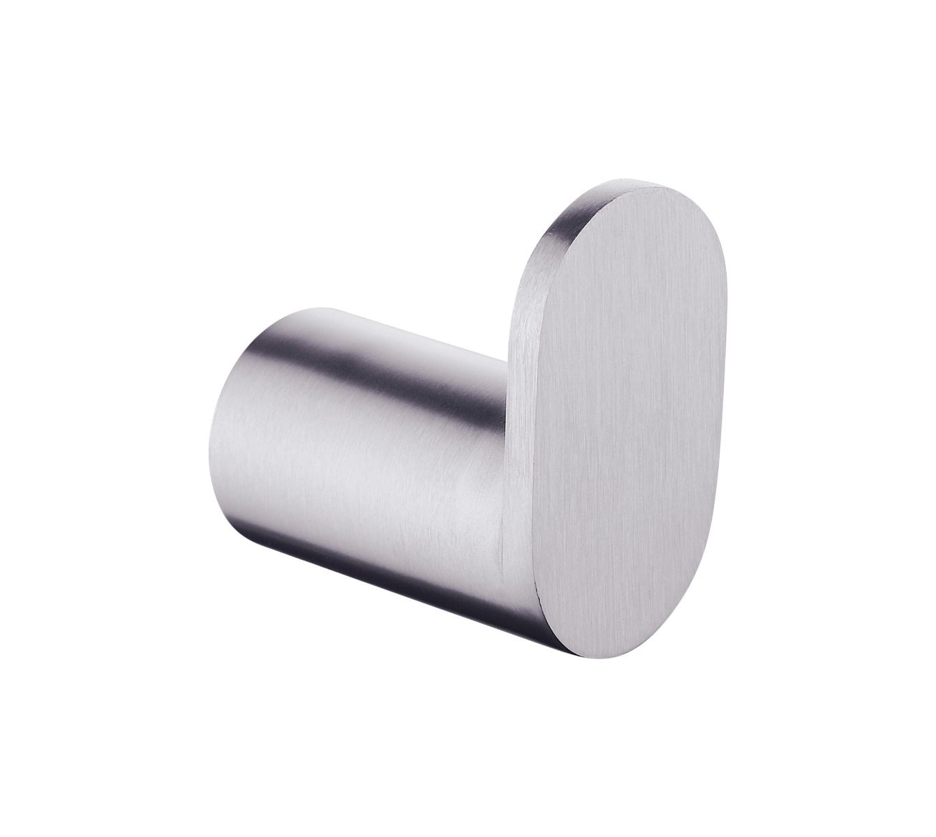 BU6507.TR RUSHY Brushed Nickel Nickel Round Wall Mounted Robe Hook