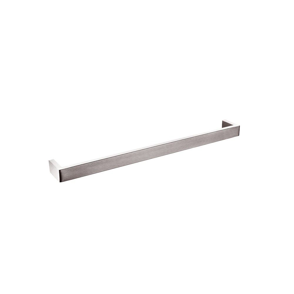 BU7001.TR IVANO Brushed Nickel Square Wall Mounted Towel Rail