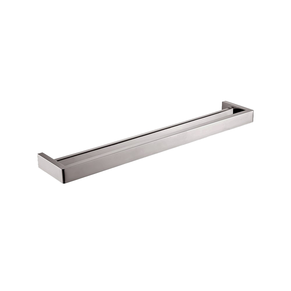 BU7002.TR IVANO Brushed Nickel Grey Square Towel Rail