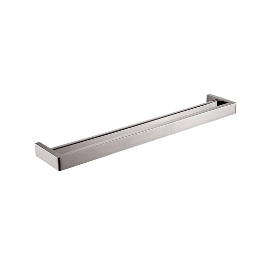 BU7002.TR IVANO Brushed Nickel Grey Square Towel Rail