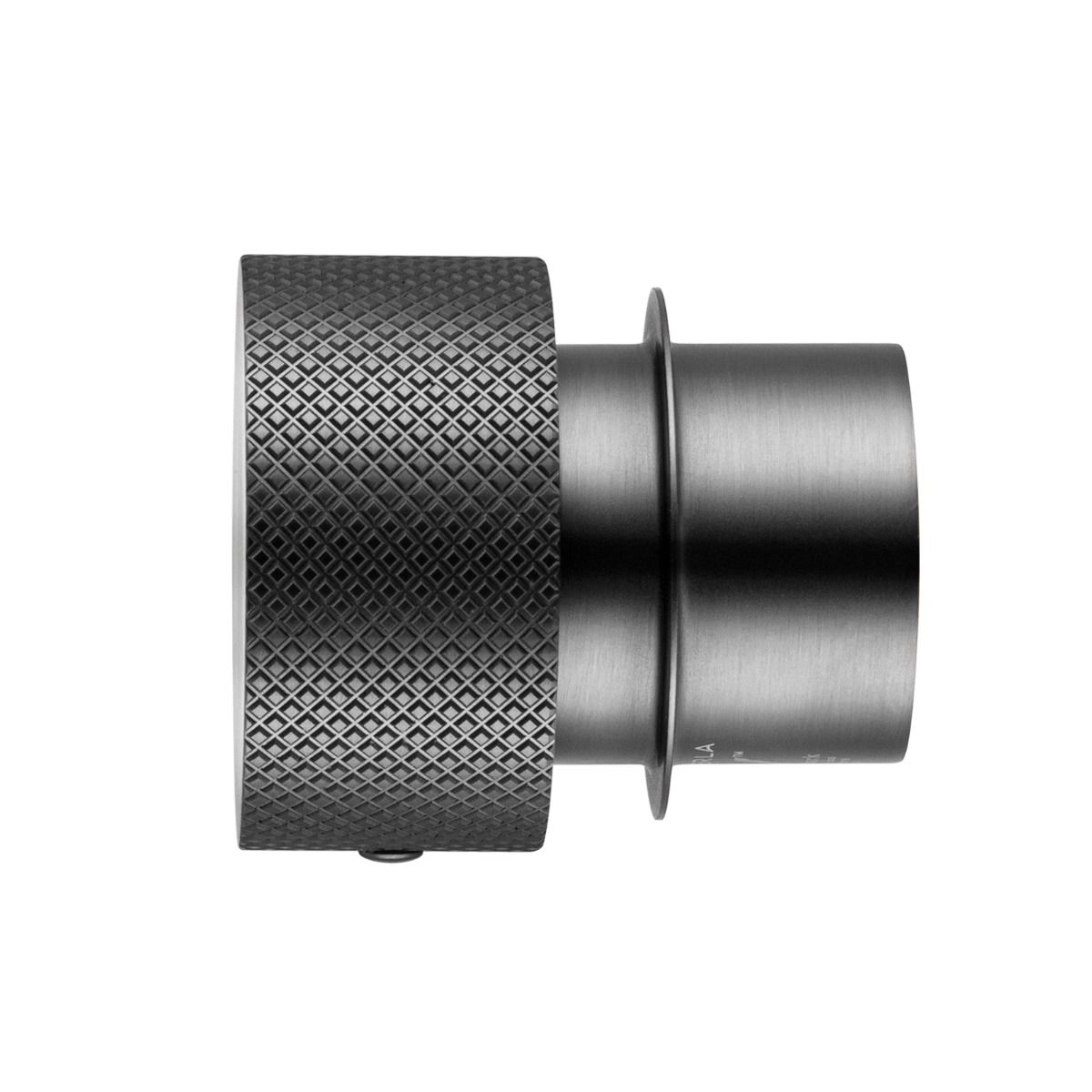 BUGM0169.HD Brushed Gunmetal Grey Round Wall Mounted Mixer Handle