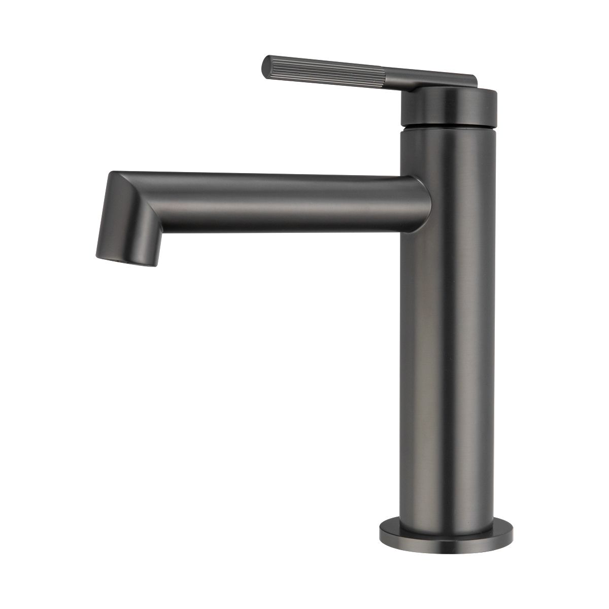 BUGM0240.BM CADDENCE Brushed Gunmetal Grey Counter-mounted Basin Mixer