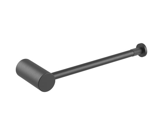 BUGM9003.TR CADDENCE Brushed Gunmetal Grey Round Wall Mounted Towel Ring