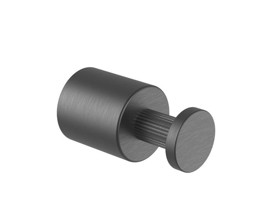 BUGM9004.TR CADDENCE Brushed Gunmetal Grey Wall Mounted Robe Hook