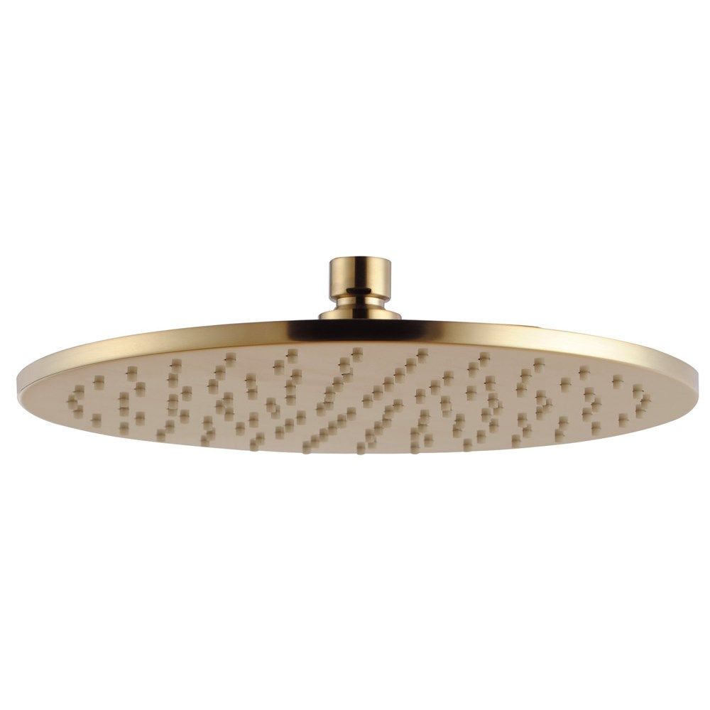BUYG0010.SH Brushed Gold Round Shower Head 250mm / 10inch
