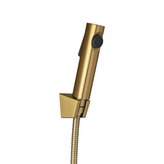 BUYG0025E.SH Brushed Yellow Gold Round Wall Mounted Bidet Spray
