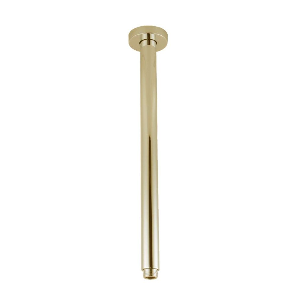 BUYG0120.SA Brushed Yellow Gold Round Ceiling Mount Shower Arm