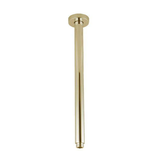 BUYG0120.SA Brushed Yellow Gold Round Ceiling Mount Shower Arm