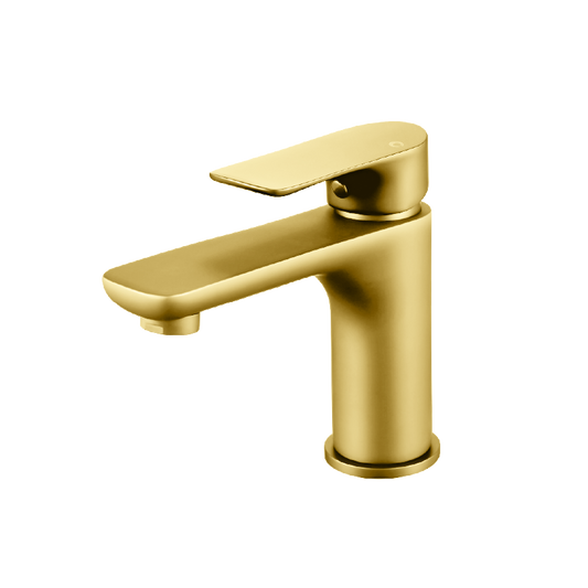BUYG0131.BM VOG Brushed Gold Round Counter-mounted Basin Mixer