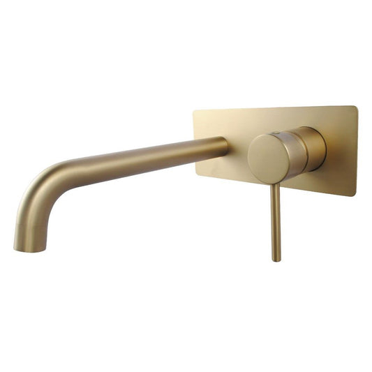 BUYG0144-2-EX.BM LUCID PIN Brushed Gold Round Wall Mounted Wall Mixer