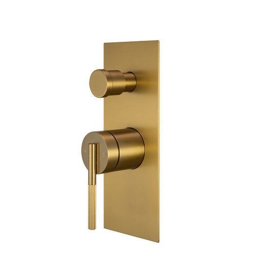 BUYG0244.ST CADDENCE Brushed Yellow Gold Wall Mounted Wall Mixer