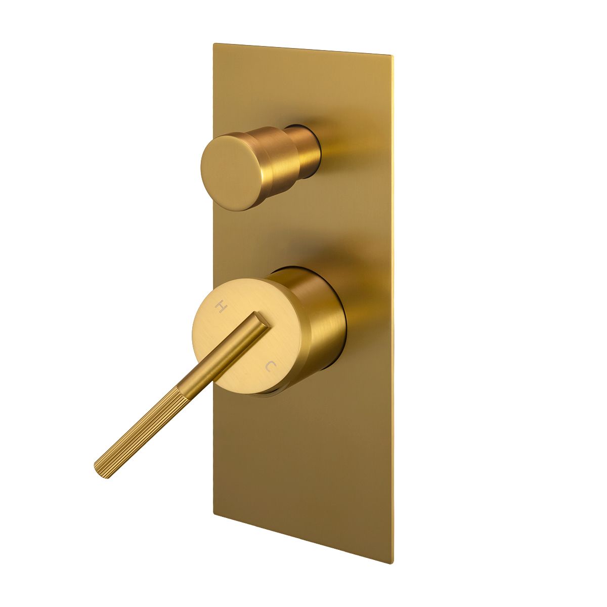 BUYG0244.ST CADDENCE Brushed Yellow Gold Wall Mounted Wall Mixer