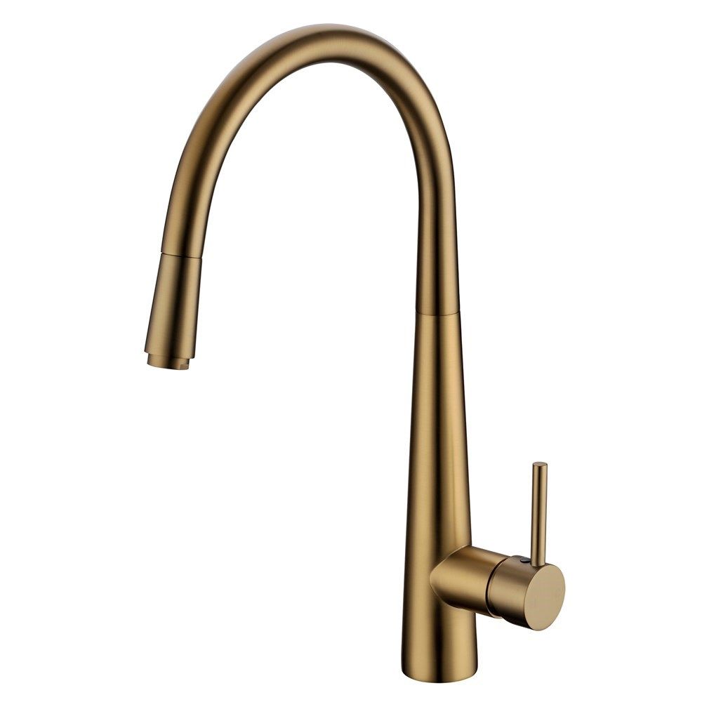 BUYG1021.KM Brushed Yellow Gold Kitchen Mixer