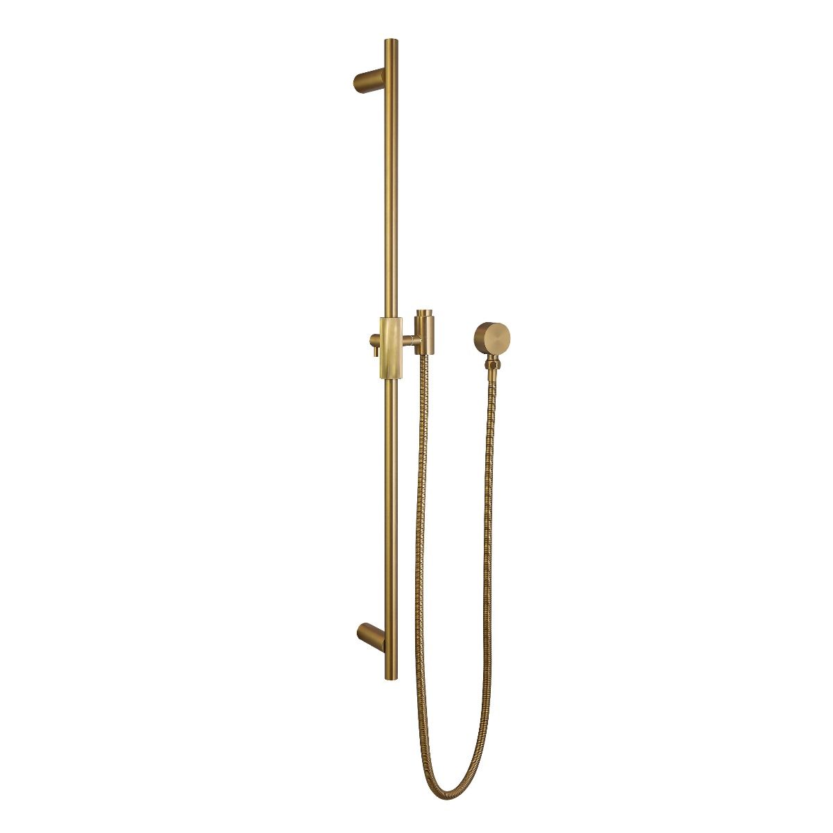 BUYG2151.SH.N CADDENCE Brushed Yellow Gold Round Shower Rail