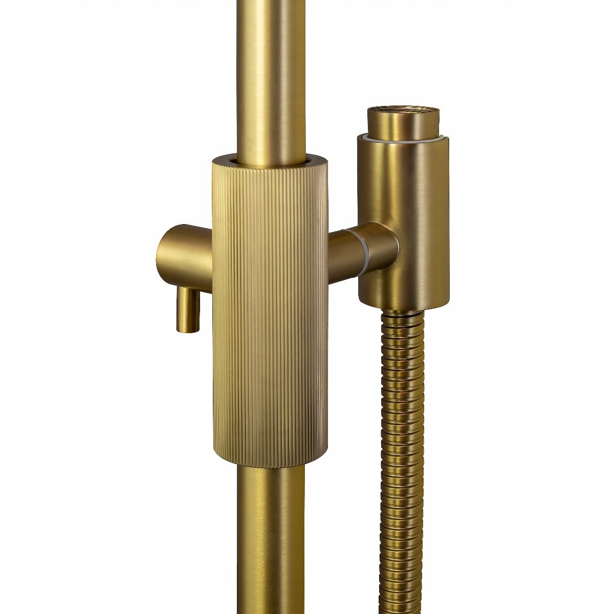 BUYG2151.SH.N CADDENCE Brushed Yellow Gold Round Shower Rail