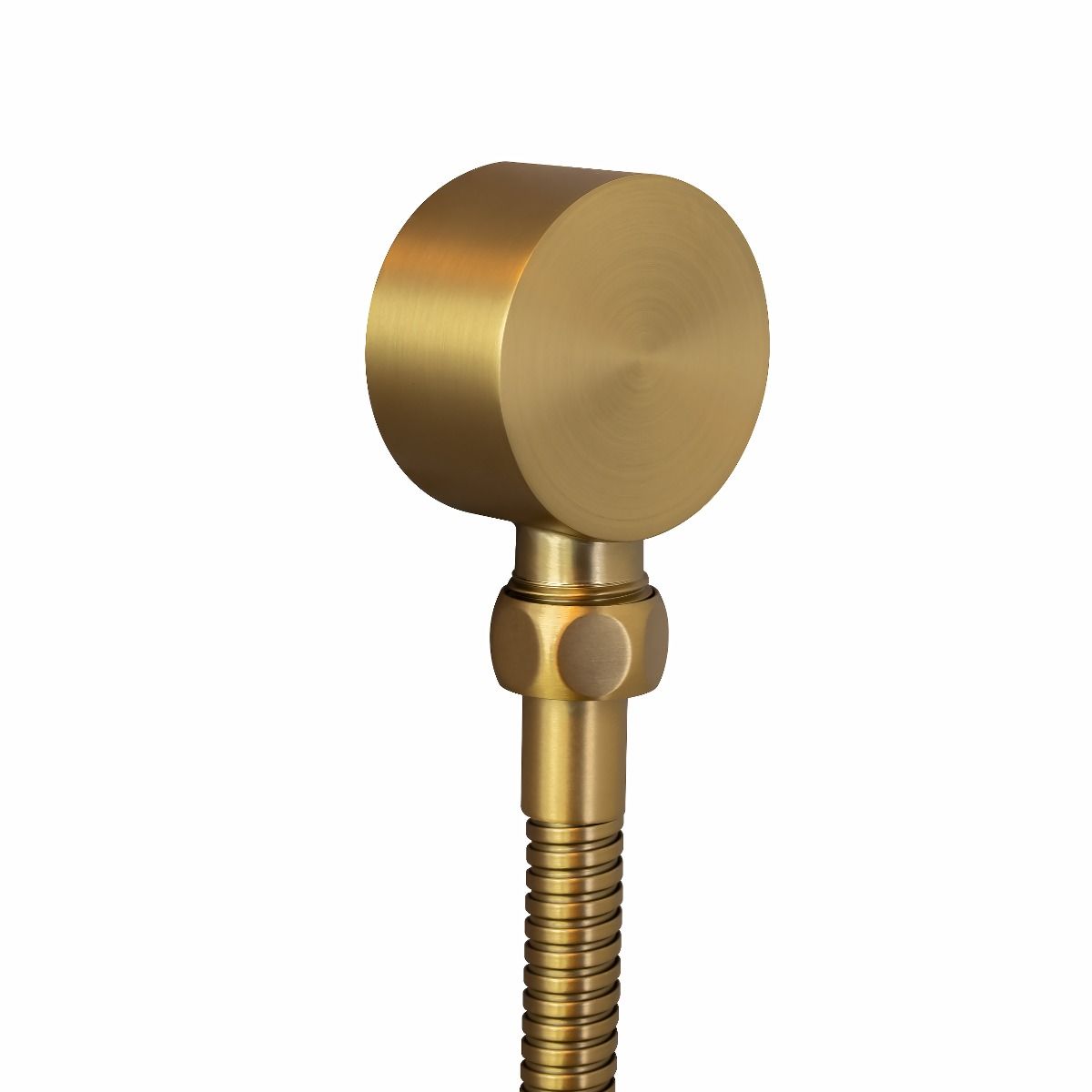 BUYG2151.SH.N CADDENCE Brushed Yellow Gold Round Shower Rail