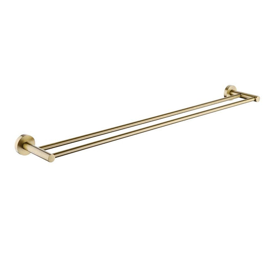 BUYG6602.TR LUCID PIN Brushed Gold Round Wall Mounted Towel Rack