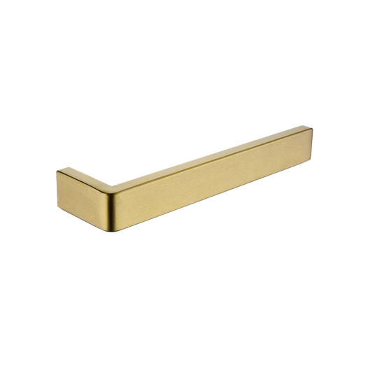 BUYG7003.TR IVANO Brushed Yellow Gold Square Wall Mounted Towel Ring