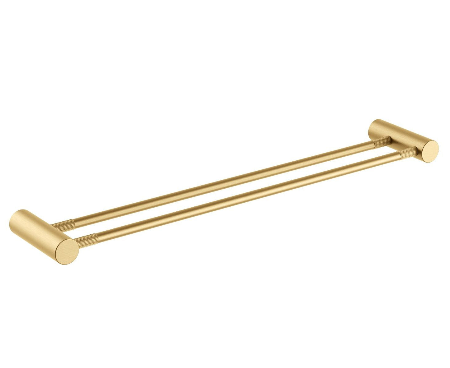 BUYG9002.8.TR CADDENCE Brushed Yellow Gold Wall Mounted Towel Rail