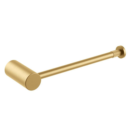 BUYG9003.TR CADDENCE Brushed Yellow Gold Round Wall Mounted Towel Ring
