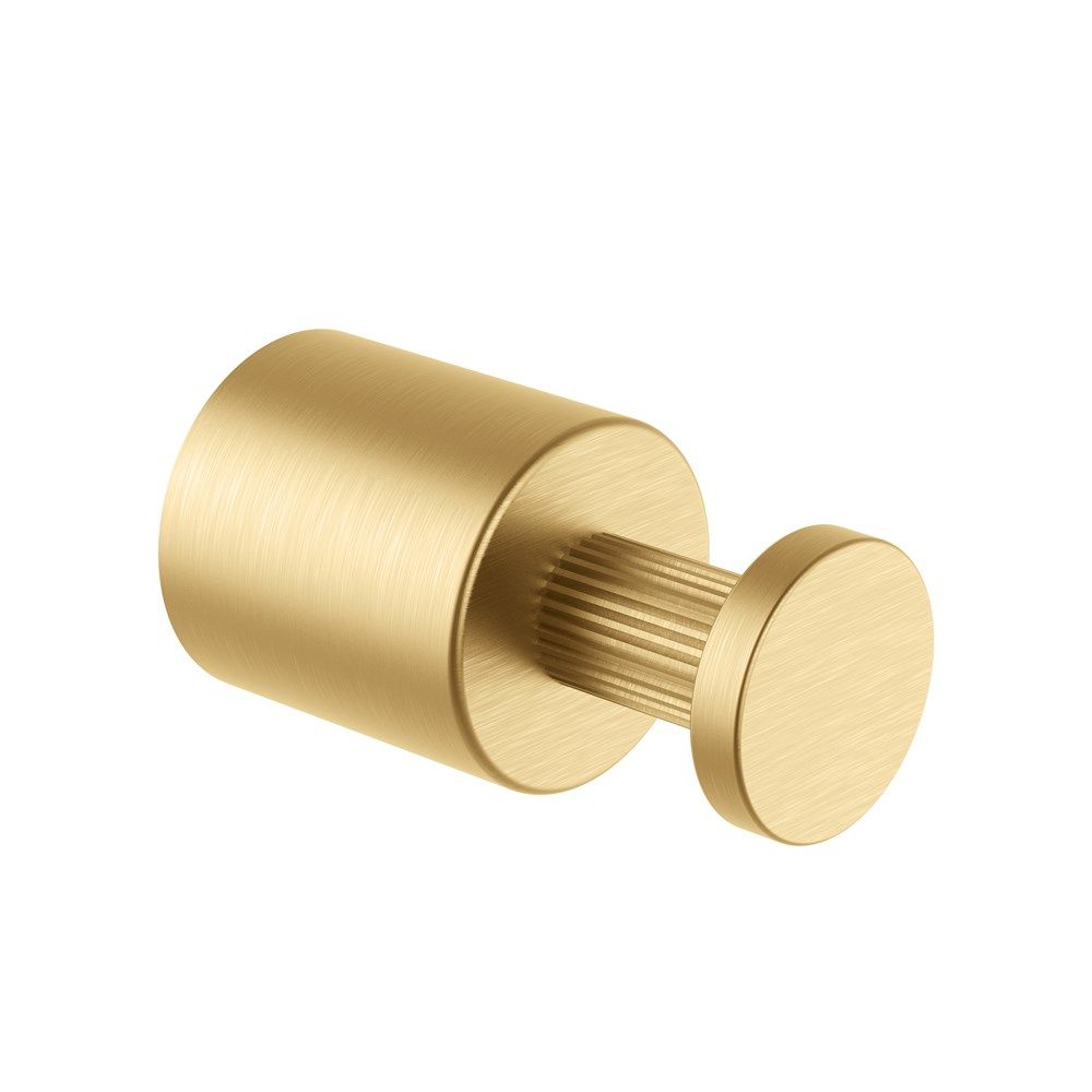 BUYG9004.TR CADDENCE Brushed Yellow Gold Wall Mounted Robe Hook