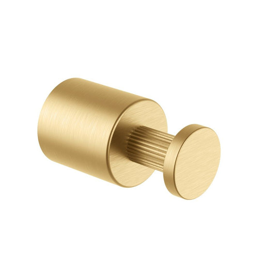 BUYG9004.TR CADDENCE Brushed Yellow Gold Wall Mounted Robe Hook