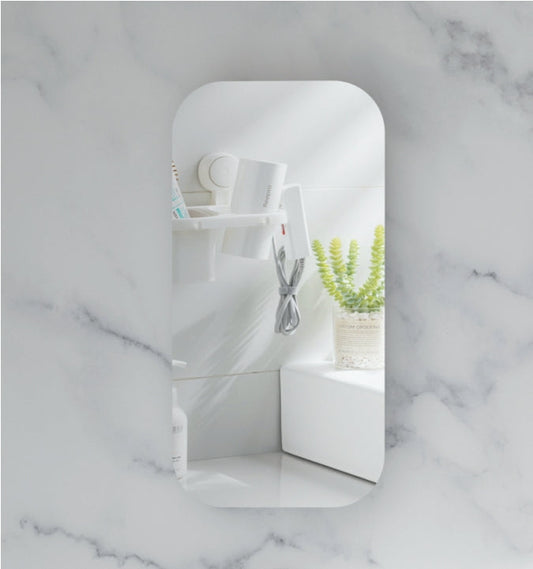C-4590RSMW EARLS Matte White Melamine White Squircle Wall Mounted Shaving Cabinet