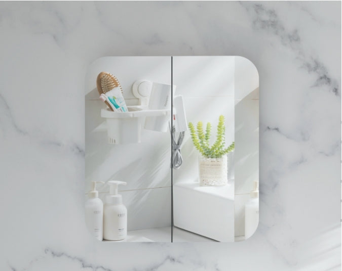 C-7580RSMW CARYSIL Grand Matte White Rectangular Wall Mounted Shaving Cabinet