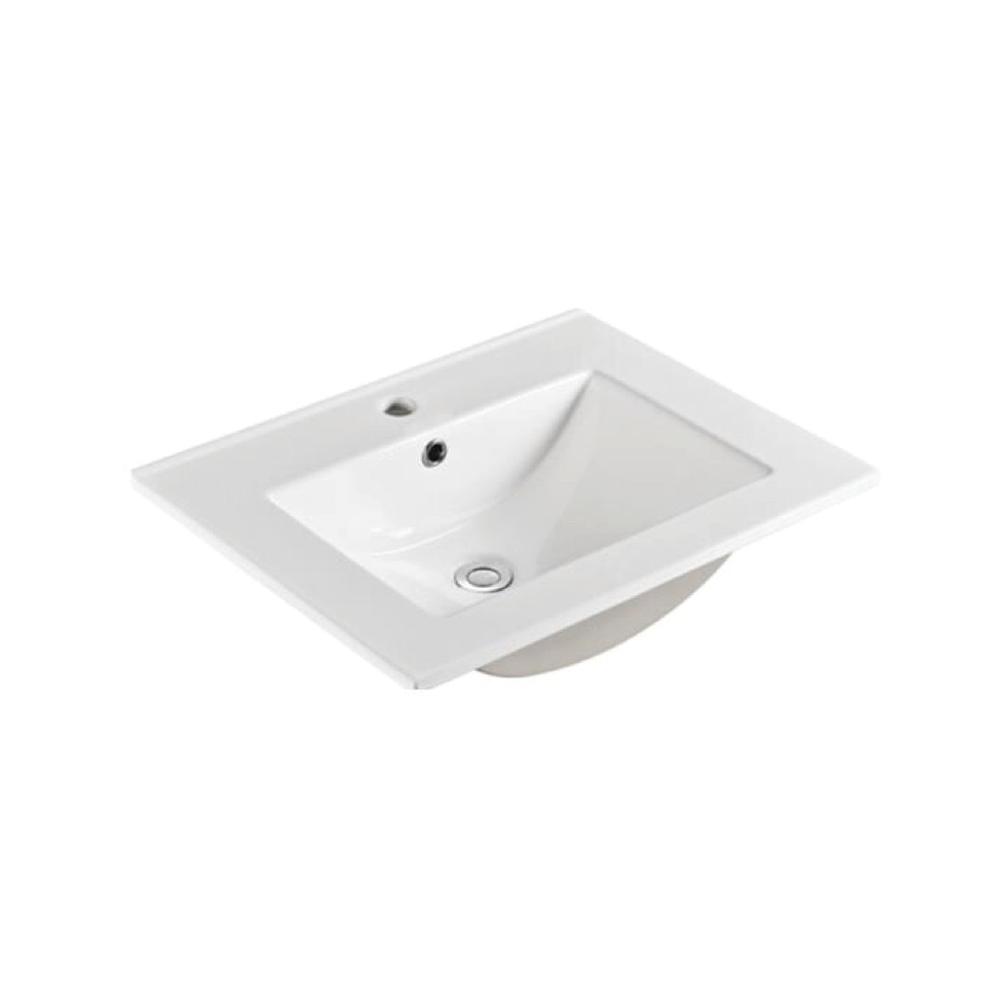 CB64W-MW Brindabella Matte White Rectangular Wall hung Vanity