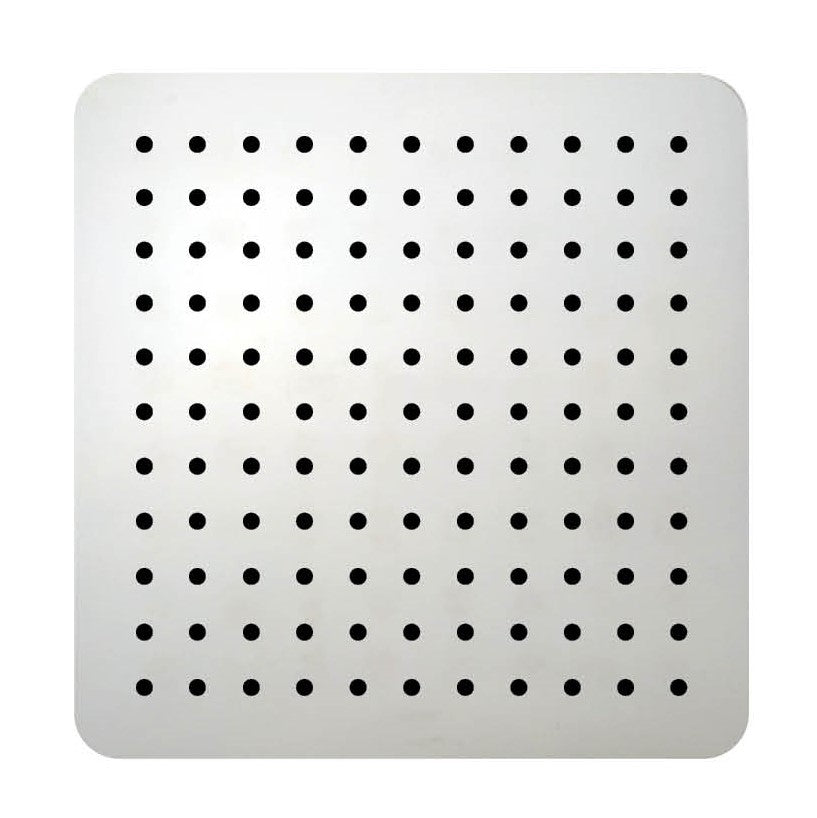 CH0002.SH Chrome, Polished Chrome Square Wall Mounted Shower Head
