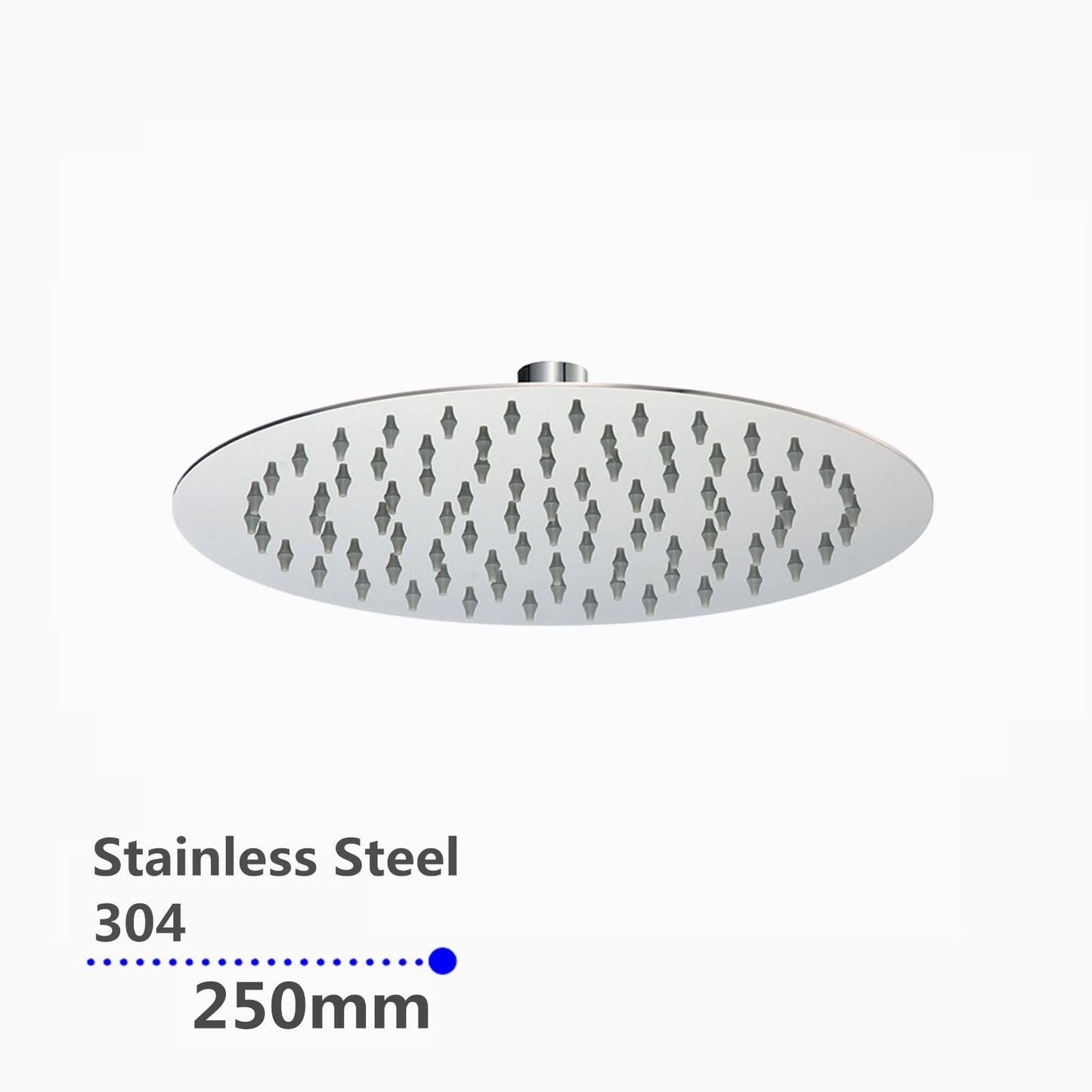 CH0007.SH Chrome, Polished Chrome Round Shower Head