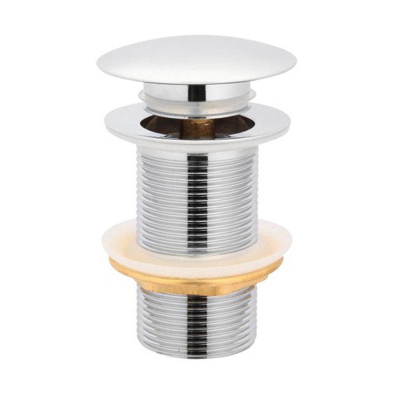 CH003.PUW Chrome, Polished Chrome Mushroom Pop Up Waste