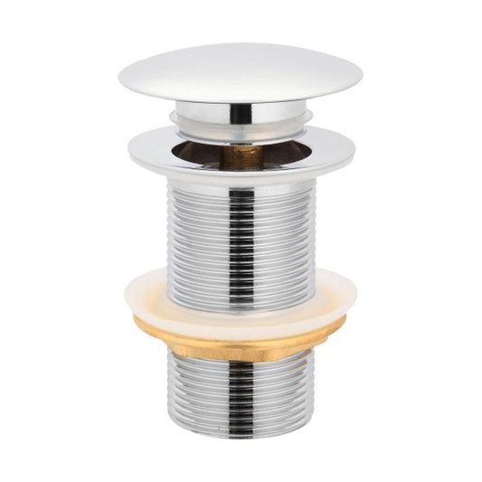 CH003.PUW Chrome, Polished Chrome Mushroom Pop Up Waste