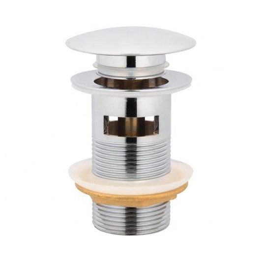 CH004.PUW Chrome, Polished Chrome Mushroom Pop Up Waste