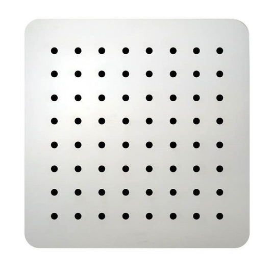 CH0100.SH Chrome, Polished Chrome Square Wall Mounted Shower Head