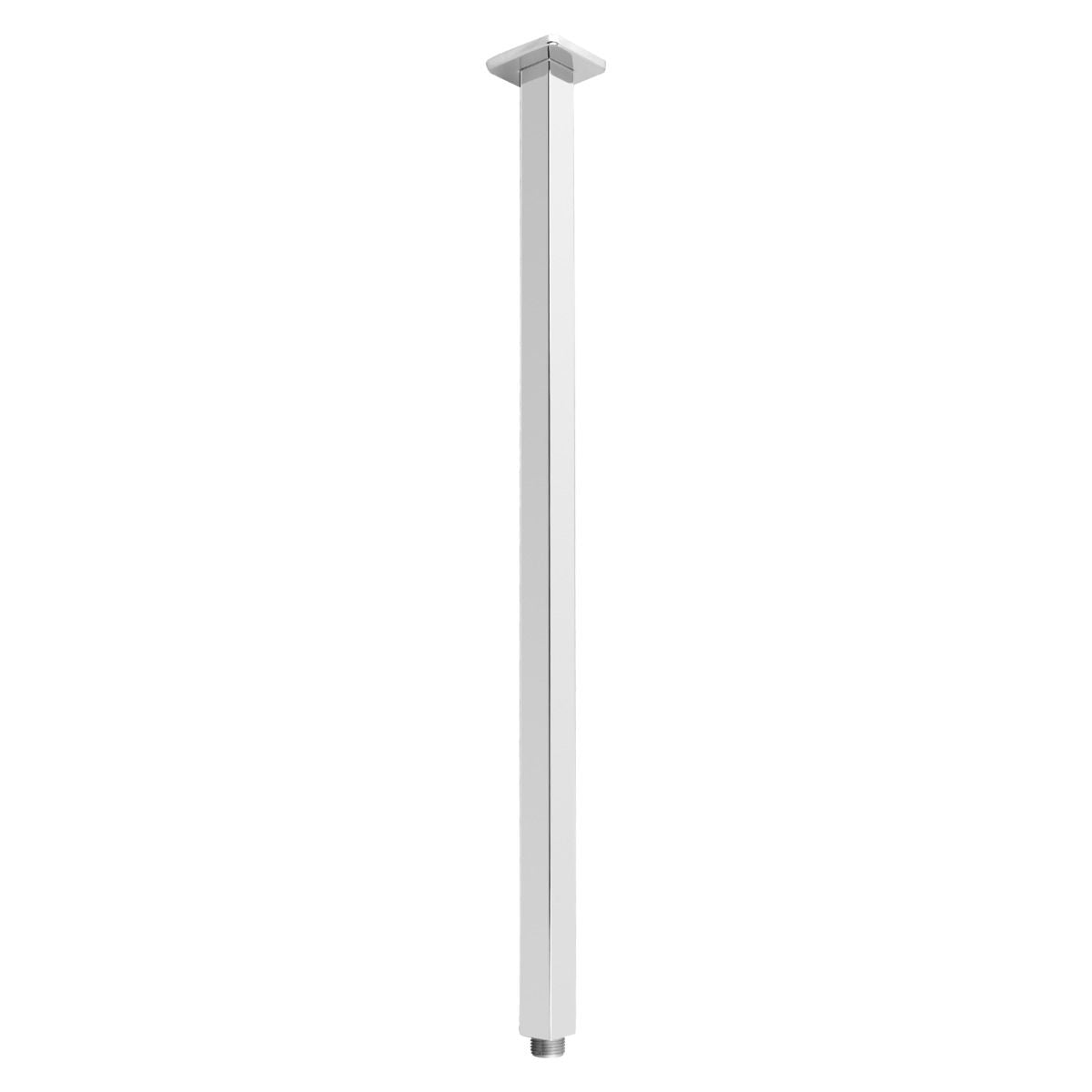CH0106.SA Chrome, Polished Chrome Square Ceiling Mount Shower Arm