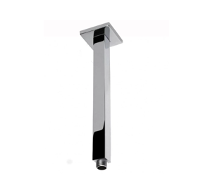 CH0106.SA Chrome, Polished Chrome Square Ceiling Mount Shower Arm