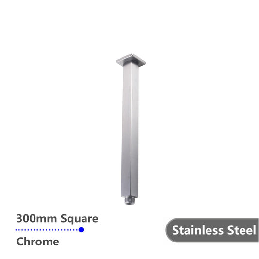 CH0126.SA Brushed Chrome Square Ceiling Mount Shower Arm