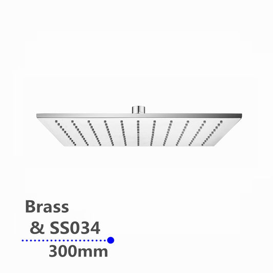 CH0133.SH Chrome, Polished Chrome Square Shower Head