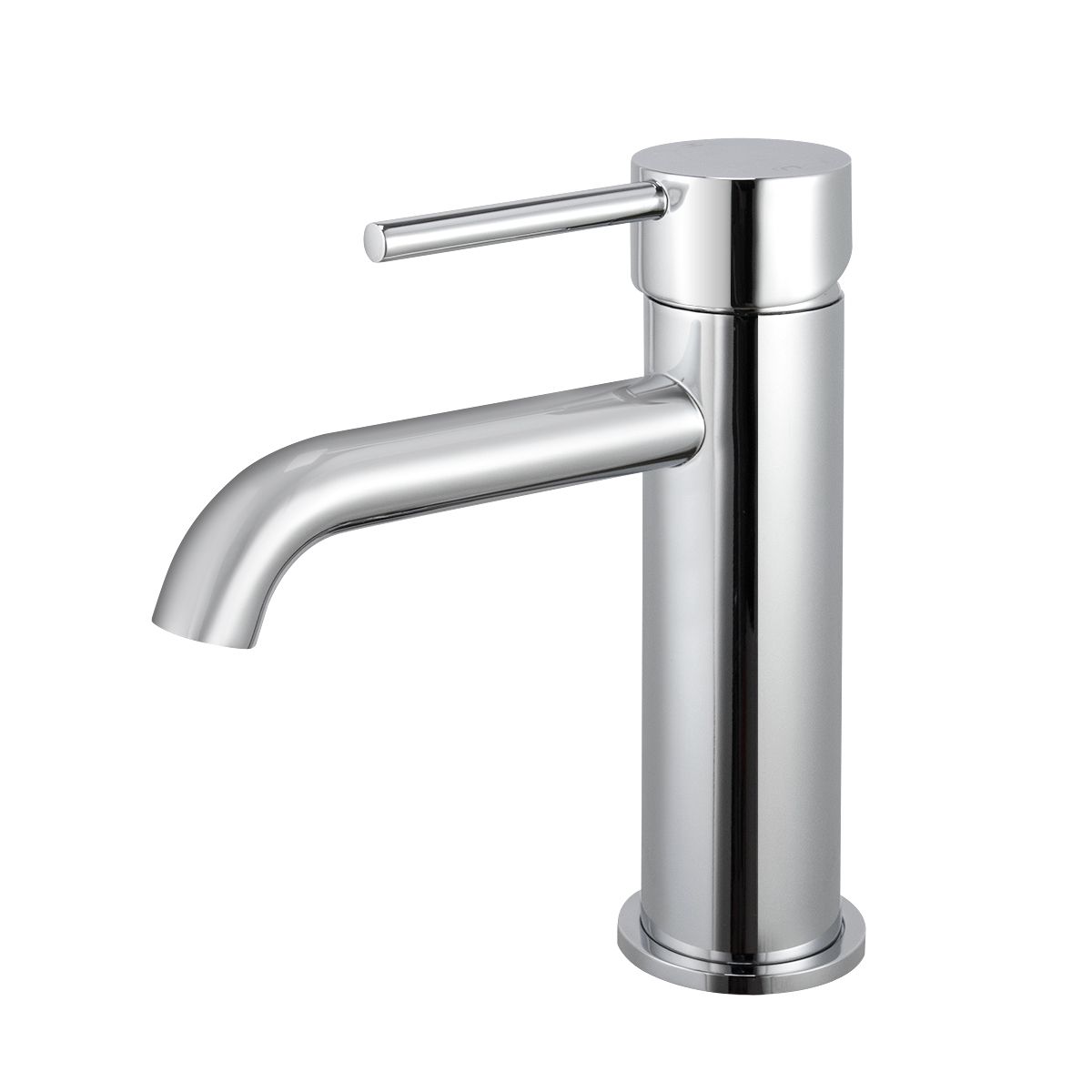 CH0150.BM LUCID PIN Chrome, Polished Chrome Round Counter-mounted Basin Mixer