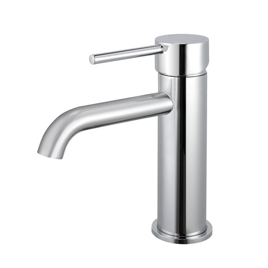 CH0150.BM LUCID PIN Chrome, Polished Chrome Round Counter-mounted Basin Mixer