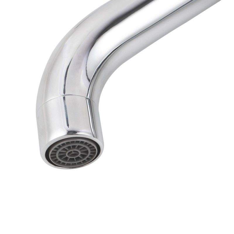CH0150.BM LUCID PIN Chrome, Polished Chrome Round Counter-mounted Basin Mixer